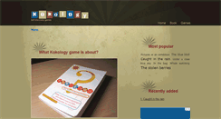Desktop Screenshot of kokologygame.com